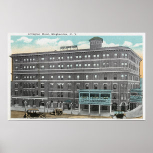 Poster Vue extérieure de l'hôtel d'Arlington