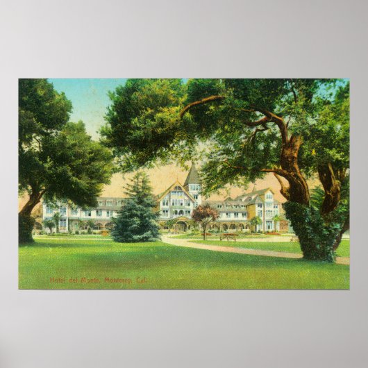Poster Vue extérieure de l'Hôtel del Monte (Devant)