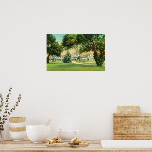 Poster Vue extérieure de l'Hôtel del Monte (Cuisine)