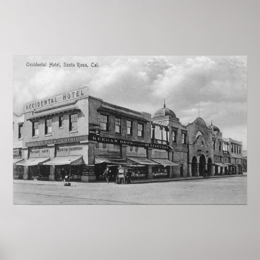 Poster Vue extérieure de l'hôtel Occidental (Devant)