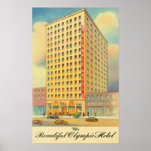 Poster Vue extérieure de l'hôtel Olympic (Devant)