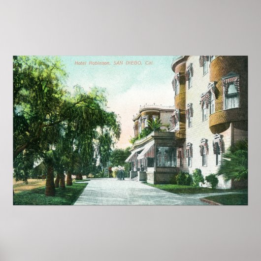 Poster Vue extérieure de l'hôtel Robinson (Devant)