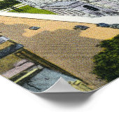 Poster Vue extérieure de l'immeuble du Capitole de l'État (Coin)