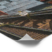 Poster Vue extérieure de l'usine de sucre de betterave (Coin)