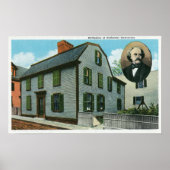 Poster Vue extérieure de Nathaniel Hawthorne (Devant)