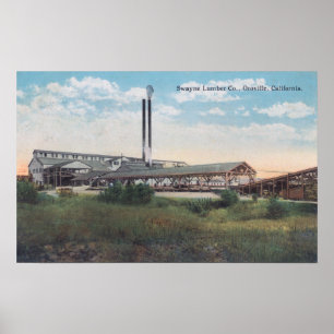 Poster Vue extérieure de Swayne Lumber Co-Oroville, CA
