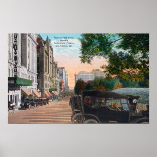 Poster Vue extérieure de théâtre d'amphithéâtre sur le