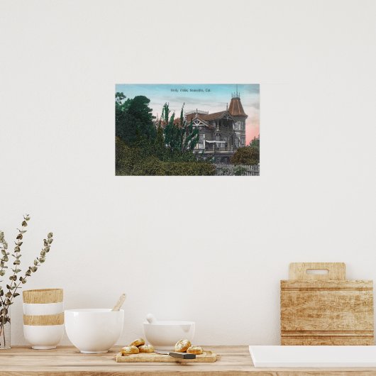 Poster Vue extérieure du bâtiment de Holly Oaks (Cuisine)