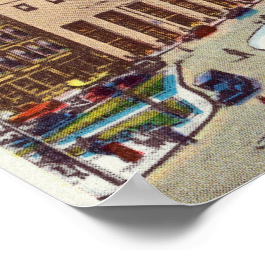 Poster Vue extérieure du bâtiment de la Rand (Coin)