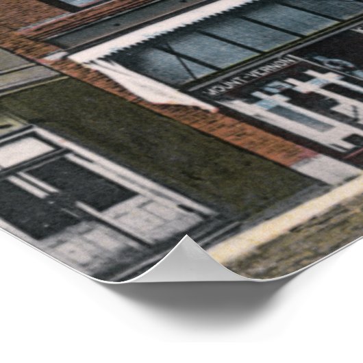 Poster Vue extérieure du bâtiment de l'IOOF (Coin)