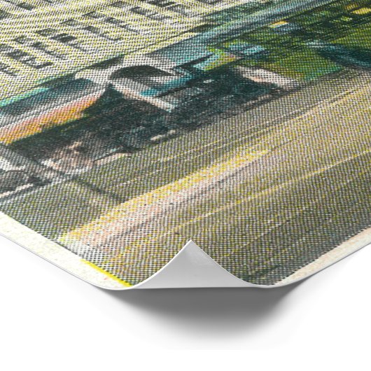 Poster Vue extérieure du bâtiment Porter (Coin)