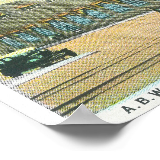 Poster Vue extérieure du cabaret de Tecolote (Coin)