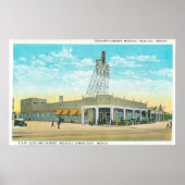 Poster Vue extérieure du cabaret de Tecolote (Devant)