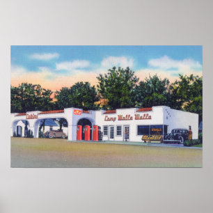 Poster Vue extérieure du Camp Walla Walla