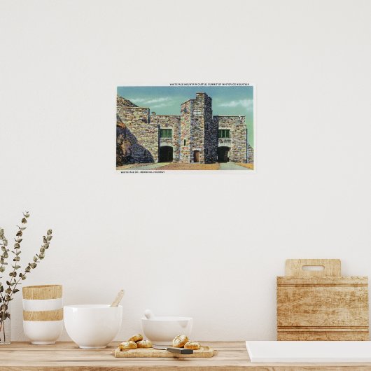 Poster Vue extérieure du château de Whiteface Mt (Cuisine)