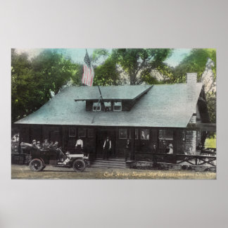 Poster Vue extérieure du Club House