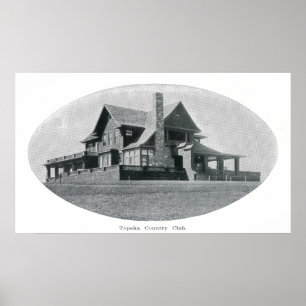 Poster Vue extérieure du club national de Topeka