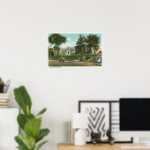 Poster Vue extérieure du collège de Kingston (Bureau à domicile)