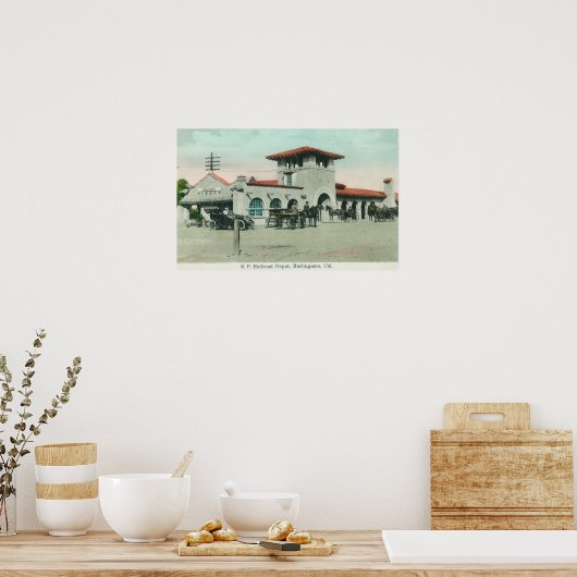 Poster Vue extérieure du dépôt du Pacifique Sud 2 (Cuisine)