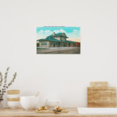 Poster Vue extérieure du dépôt du Pacifique Sud 3 (Cuisine)