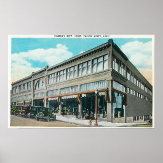 Poster Vue extérieure du grand magasin Holman