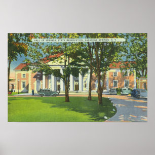 Poster Vue extérieure du Hall des ressorts