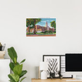 Poster Vue extérieure du lycée (Bureau à domicile)