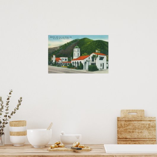 Poster Vue extérieure du Motel Inn (Cuisine)