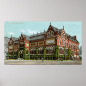 Poster Vue extérieure du musée d'art (Devant)