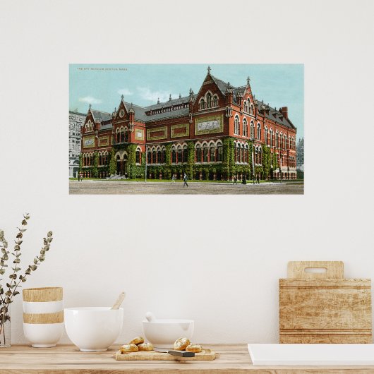 Poster Vue extérieure du musée d'art (Cuisine)