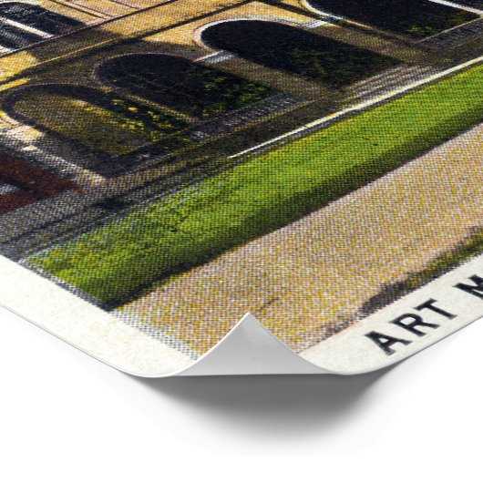 Poster Vue extérieure du musée d'art 2 (Coin)