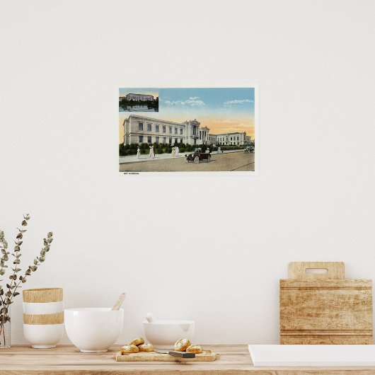 Poster Vue extérieure du musée d'art # 2 (Cuisine)