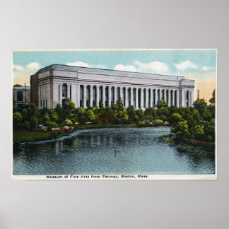 Poster Vue extérieure du Musée des Beaux-Arts de