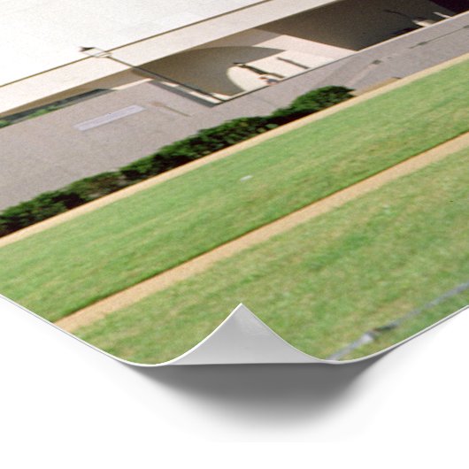 Poster Vue extérieure du musée Hirshhorn, 1974 ) (Coin)