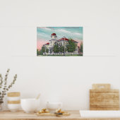 Poster Vue extérieure du nouveau lycée Napa, CA (Cuisine)