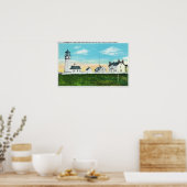 Poster Vue extérieure du phare du Cap BlancoCôte (Cuisine)