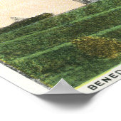 Poster Vue extérieure du Sanitarium bénédictin (Coin)