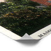 Poster Vue extérieure du temple maçonnique (Coin)