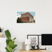 Poster Vue extérieure du temple maçonnique (Bureau à domicile)