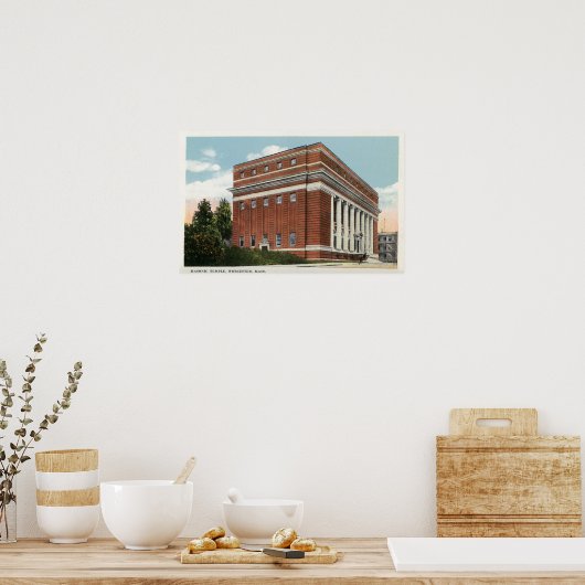 Poster Vue extérieure du temple maçonnique (Cuisine)