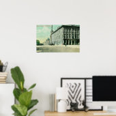 Poster Vue extérieure du temple maçonnique 2 (Bureau à domicile)