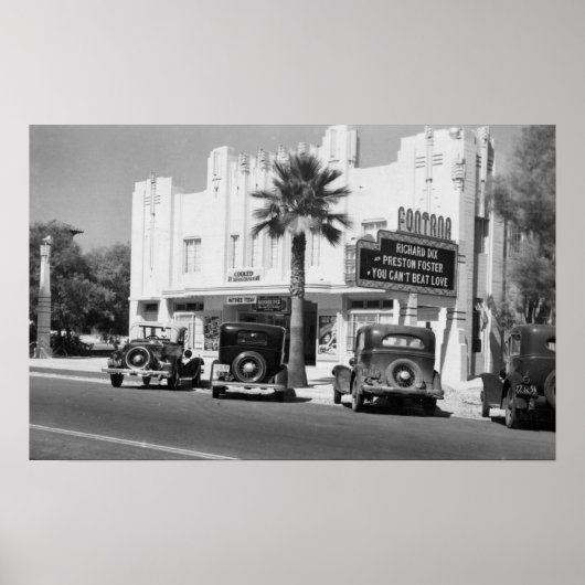 Poster Vue extérieure du théâtre Fontana (Devant)