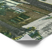 Poster Vue extérieure du tribunal de comté (Coin)