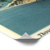 Poster Vue extérieure du yacht de l'île de Mille (Coin)