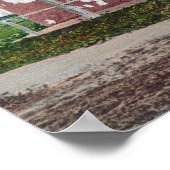 Poster Vue extérieure d'un ancien Adobe HomeVentura, CA (Coin)