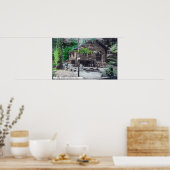 Poster Vue extérieure d'une cabine à billesCazadero, CA (Cuisine)