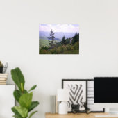 Poster Vue Extraordinaire De La Passerelle Winding Blue R (Bureau à domicile)