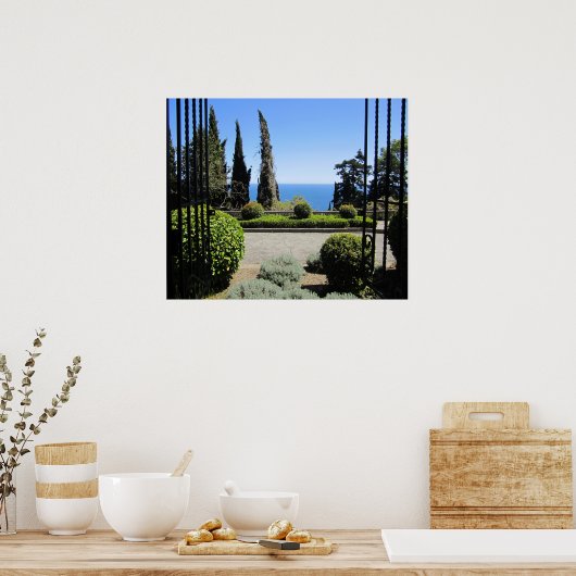 Poster Vue fenêtre (Cuisine)