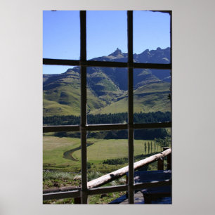 Poster Vue fenêtre