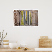 Poster Vue Forêt de bouleau (Cuisine)
